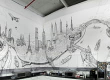 Kuchenny mural, aut. Deck Two