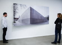 Wernisarz wystawy "Ruchome / Nieruchome" w Galerii Architektury GAGA w Krakowie