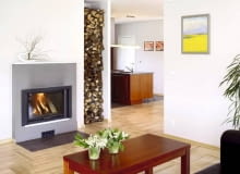 Kominek z przeszklonym wkładem - szyba będzie się brudzić nawet, jeśli pokrywa ją specjalna powłoka PONOWNA PUBLIKACJA ZA ZGODA WLASCICIELI !!!!!!