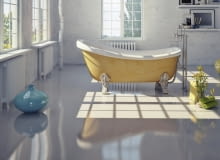 Łazienka łazienka, podłogi