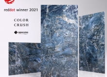 opoczno red dot design award 2021 kolekcja color crush płytki podłogowe płytki ceramiczne aranżacja łazienki