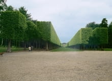 FRANCJA OGROD BAROKOWY FORMOWANIE STRZYZENIE CIECIE TOPIAR TOPIARY FORMA TOPIARYCZNA BOSKIET OS WIDOKOWAFOT. ANDRZEJ PIENKOSSLAJD MALYPUBLIKACJA OGRODY NR 2 (58) - 2.2004