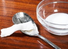 Czyszczenie pastą z kredy i spirytusu. sztućce, Gerlach, noże, widelce