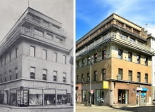 Dom Towarowy Fedora Karpego - w 1928 roku i w 2003 roku. Dom Towarowy Fedora Karpego - w 1928 roku i w 2003 roku.