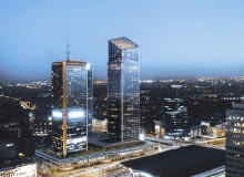 Lilium Tower w Warszawie. Proj. APA Wojciechowski