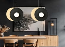 Lampa sufitowa SOHO 4-punktowa czarny opal 126x60(100) cm - 569,00 zł zamiast 899,00 zł Lampa sufitowa SOHO 4-punktowa czarny opal 126x60(100) cm - 569,00 zł zamiast 899,00 zł