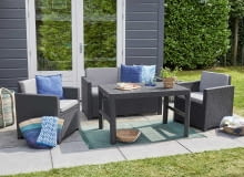 Lyon meble ogrodowe rozłożone Lyon meble ogrodowe rozłożone