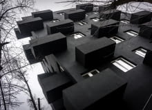 Unikalny, czarny budynek w śródmieściu Katowic 11.01.2018 Katowice . Budynek przy ul. Koszarowej . Fot. Grzegorz Celejewski / Agencja Gazeta SLOWA KLUCZOWE: Architektura