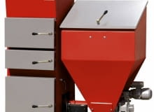 Pelety z zasobnika na paliwo dozowane są automatycznie ogrzewanie domu,pelety,pellety,pelets,kocioł na paliwa stałe,kocioł na pelety