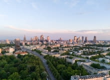 Warszawa - widok na centrum miasta Warszawa - widok na centrum miasta