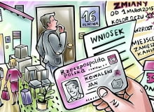 Od 1 marca br można już wyrobić nowy dowód osobisty. Stare dokumenty zachowują jednak swoją ważność do upływu określonych w nich terminów rysunek, dowody osobiste