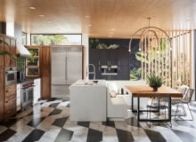 Mid-Century Botanical - trend w aranżacji kuchni Mid-Century Botanical - trend w aranżacji kuchni