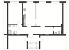 Stan istniejący mieszkania.