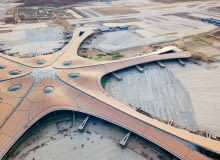 Największe lotnisko na świecie? Lotnisko Pekin-Daxing w budowie.