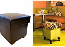 Puf ze schowkiem Puf ze schowkiem