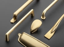 Uchwyty meblowe GTV w kolorze szampana uchwyt meblowy