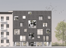 Drewniany dom F25 na warszawskiej Pradze. Proj. MFRMGR Architekci