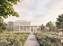Olsztyński Teatr Lalek - widok od strony wejścia. Proj. plus3-archtekci Olsztyński Teatr Lalek - widok od strony wejścia. Proj. plus3-archtekci