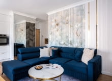 Czteropokojowe mieszkanie dla mamy i córki - projekt pracowni KODO Czteropokojowe mieszkanie dla mamy i córki - projekt pracowni KODO