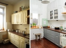 malowanie szafek kuchennych, aranżacja kuchni