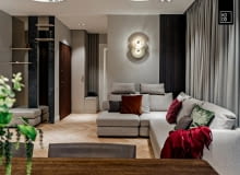 Harmonia inspirowana naturą: 90-metrowe mieszkanie w Warszawie Harmonia inspirowana naturą: 90-metrowe mieszkanie w Warszawie