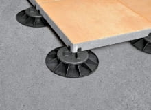 Taras wentylowany można ułożyć na istniejącym podłożu - ważne jest aby był równy taras wentylowany,układanie tarasu,wykończenie tarasu