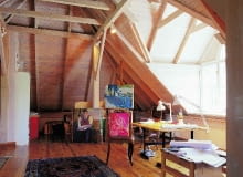 Pracownia na poddaszu