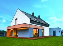 Dom widziany od strony ogrodu Dom widziany od strony ogrodu