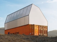 Dom z kontenerów. Proj. TRS Studio