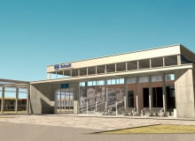 Nowy dworzec w Koluszkach. Proj. GPVT Pracowania Architektoniczna Nowy dworzec w Koluszkach. Proj. GPVT Pracowania Architektoniczna