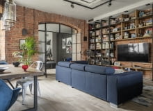 Filmowo i loftowo -  mieszkanie w starej warszawskiej kamienicy