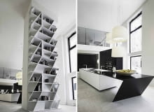 Daniel Libeskind, kuchnia, meble, Sharp, Corian