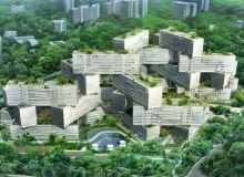 oma, the interlace, singapur, apartamentowiec