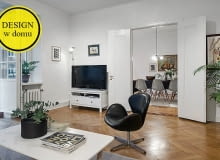 Skandynawskie mieszkanie - salon. skandynawskie wnętrze, mieszkanie w skandynawskim stylu, białe mieszkanie, jasne mieszkanie