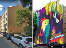 Przy Skierniewickiej 11 w Warszawie powstanie nowy mural Przy Skierniewickiej 11 w Warszawie powstanie nowy mural