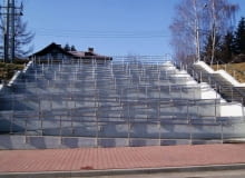 Rampa dla niepełnosprawnych w Siedlcach Rampa dla niepełnosprawnych w Siedlcach