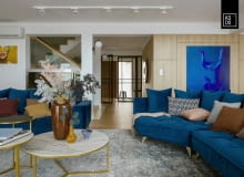 Duży format z charakterem - aranżacja wnętrz domu wg pracowni KODO Duży format z charakterem - aranżacja wnętrz domu wg pracowni KODO