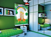 Fotoroleta Żyrafy, zaciemniająca, mocowana na drążku, 70 x 100 cm, 235 zł, fotorolety.com Fotoroleta Żyrafy, zaciemniająca, mocowana na drążku, 70 x 100 cm, 235 zł, fotorolety.com