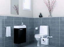 Miskę ustępową, umywalkę, kabinę prysznicową, wannę, bidet oraz pralkę możemy ustawić w pomieszczeniach, w których nie ma pionu kanalizacyjnego. Ścieki, które powstaną podczas użytkowania łazienki lub toalety, zostaną odprowadzone przez urządzenia rozdrabniająco-przepompowujące Miskę ustępową, umywalkę, kabinę prysznicową, wannę, bidet oraz pralkę możemy ustawić w pomieszczeniach, w których nie ma pionu kanalizacyjnego. Ścieki, które powstaną podczas użytkowania łazienki lub toalety, zostaną odprowadzone przez urządzenia rozdrabniająco-przepompowujące