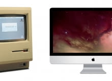 Macintosh - 1984, iMac Aluminium Unibody - 2009, źródło: wikipedia Macintosh - 1984, iMac Aluminium Unibody - 2009, źródło: wikipedia