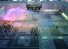 Jedna z pięciu nagrodzonych prac w konkursie na projekt placu Centralnego