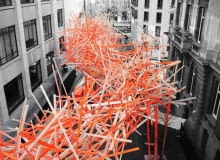 Gigantyczna instalacja w Brukseli. Arne Quinze Gigantyczna instalacja w Brukseli. Arne Quinze