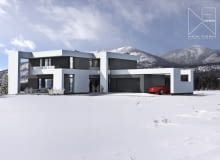 Modern House, proj. NEW FORM Łukasz Małek Modern House, proj. NEW FORM Łukasz Małek