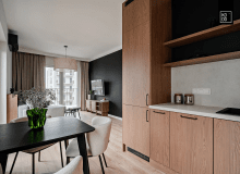 Nowoczesne mieszkanie pełne mocnych akcentów