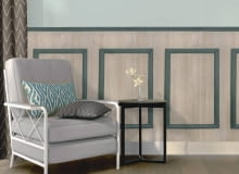 Lamperia z tapety i styropianu. lamperia z tapety, DIY, zrób to sam