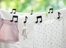 Grające klamry do prania