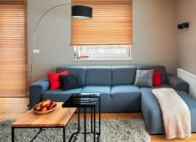 Drewniane żaluzje, dekoracje