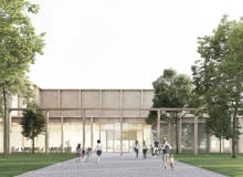 Basen w Piasecznie - zwycięski projekt Maciej Popławski Pracownia