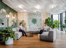 Biuro Lux Med w Warszawie. Proj. Workspace