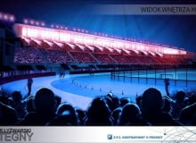 Warszawa. Projekt modernizacji toru łyżwiarskiego Stegny Projekt modernizacji toru łyżwiarskiego Stegny
